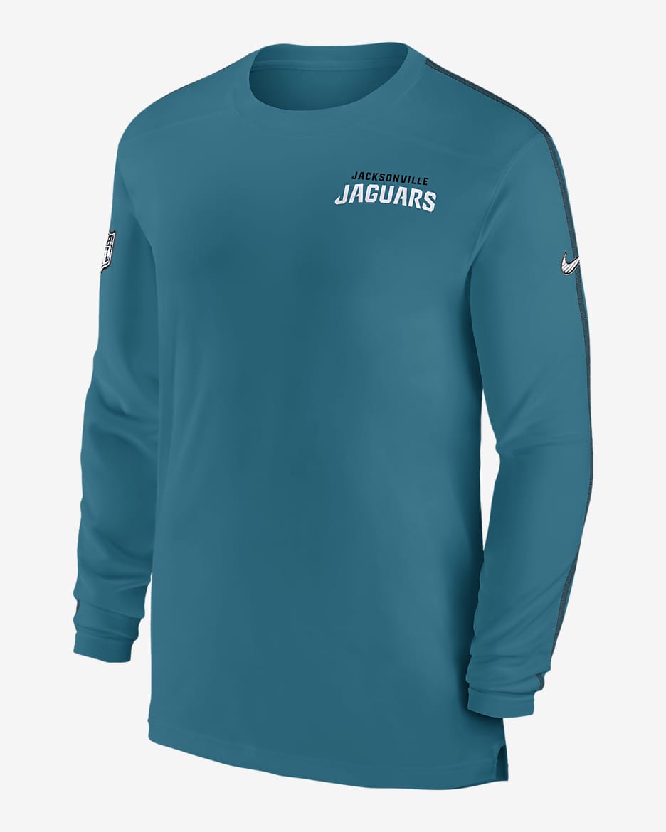 Jacksonville Jaguars Sideline Coach Men s Nike Dri FIT NFL Long Sleeve Top. Nike